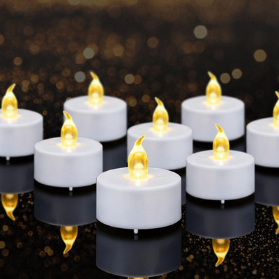 Tea Lights Flameless Battery Operated Candles-12-150Pack LED Flickering Votive