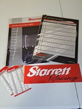 Starrett Band Saw Catalog W/ Laminated Speeds and Feeds Decimal Cards -  Sticker