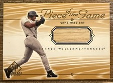 2000 Upper Deck Game Bat Edition - Piece of the Game Bernie Williams #BW Yankees