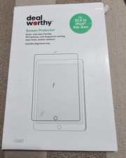 Deal Worthy Screen Protectors 9H Hardness 10.2 iPad 9th Generation Anti...