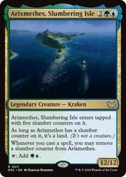 Arixmethes, Slumbering Isle (Commander: Duskmourn: House of Horror) #211