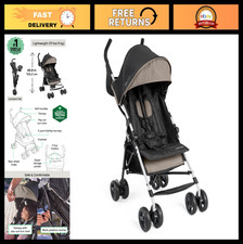 Lightweight Compact Fold Stroller - Multi-Position Recline, Sun Canopy, Travel U