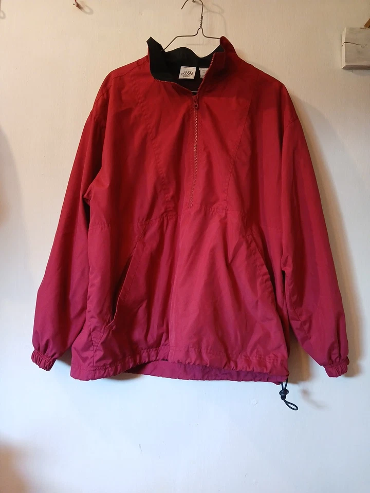 Chaqueta pulóver SJB Active para mujer mediana roja polar Saint John's Bay  Foto 2 de 4