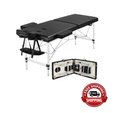 Cama De Masaje Port til Profesional Aluminio Camilla Plegable Con Bolsa NUEVO US