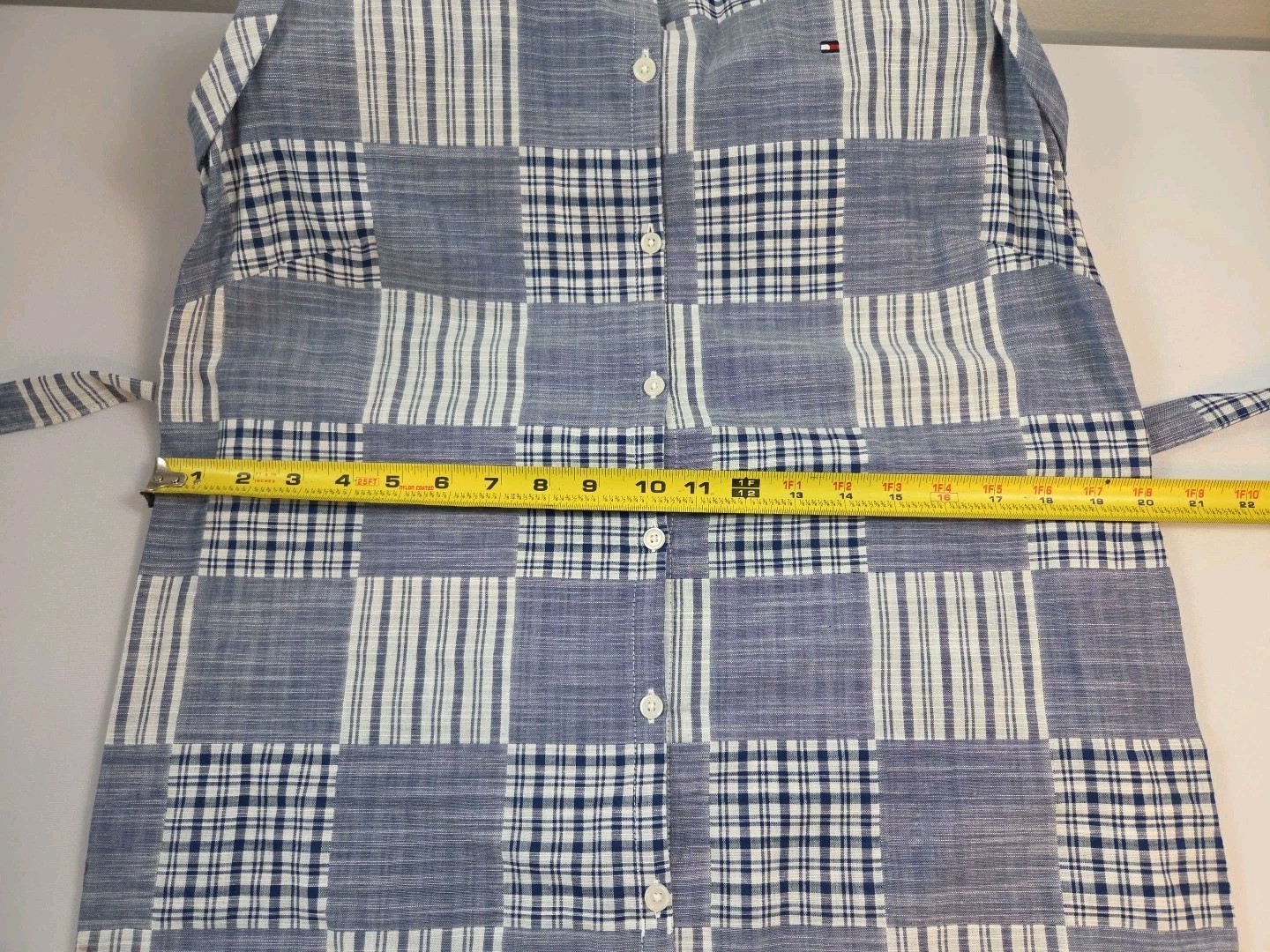 Tommy Hilfiger Womens Patchwork Checked Belted Dr… - image 5