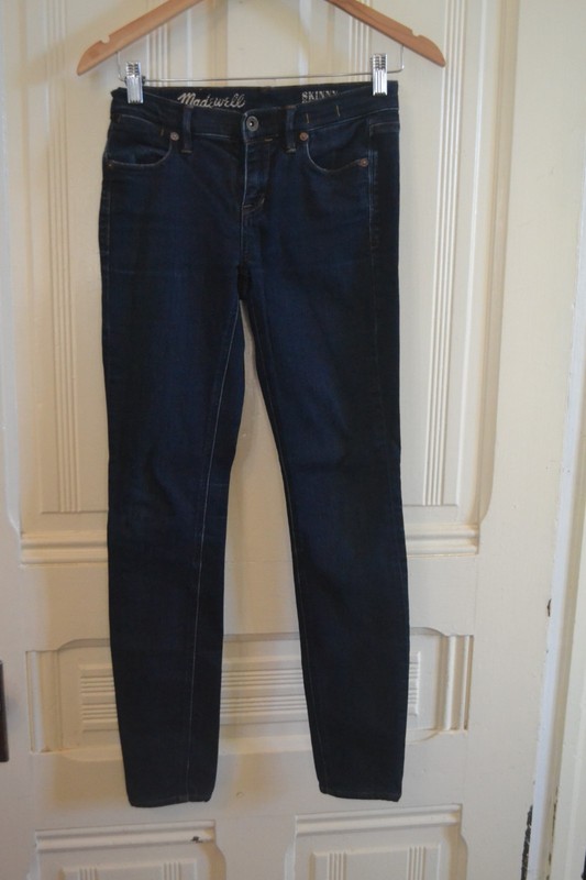 BLUE SKINNY SKINNY JEANS BY MADEWELL ~ 24/32