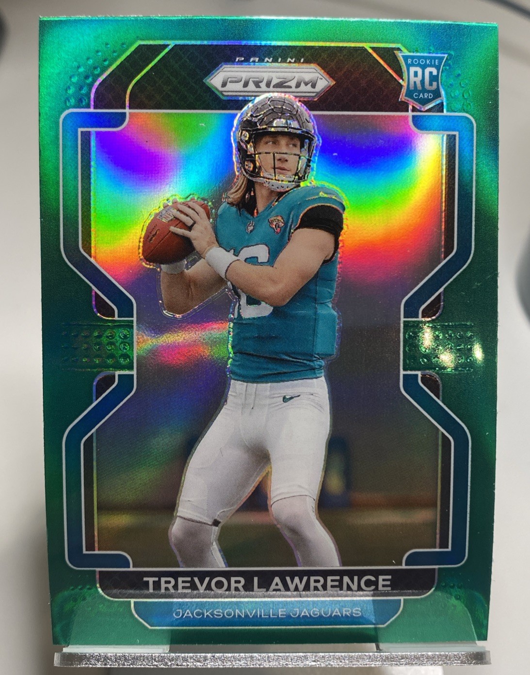 2021 Panini Prizm - Rookie Trevor Lawrence #331 Green Prizm (RC)