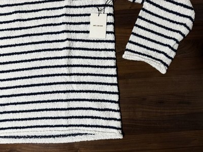 Aime Leon Dore Nautical Rollneck Sweater Navy/White Stripe Organic