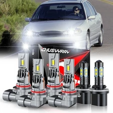 For Ford Contour 1995-2000 LED Headlight High Low Beam Fog Light Combo Kit