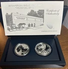 2013 American Silver Eagle West Point 2-Coin Set with Box and COA