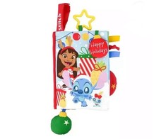 Disney Baby Lilo  Stitch Deluxe Soft Book Christmas Holiday Crinkly  Tactile