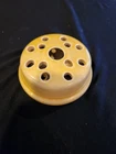 VINTAGE Arts & Crafts  POTTERY FLOWER FROG GOLD 13 HOLES  McCoy Weller Rookwood?