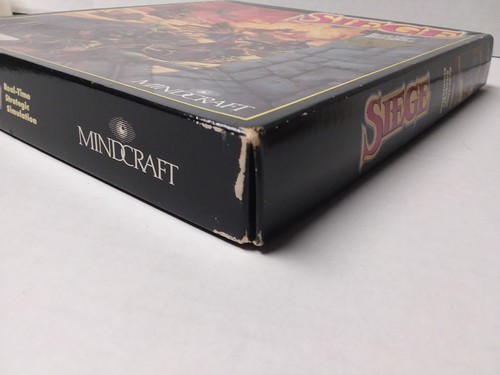 VINTAGE 1992 Siege by Mindcraft (IBM 5.25) W/ 3.5 inch back up disks Complete - Picture 9 of 23