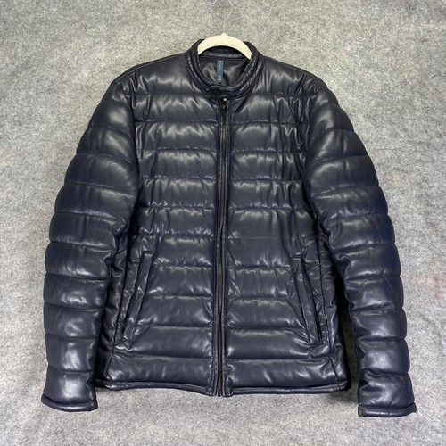 Zara Man Puffer Jacket Mens Large Blue 
