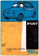 FIAT 500 D – CATALOGO  PARTI  DI RICAMBIO!