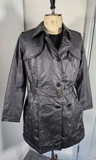 Barbour Wiltshire Gold Label Wax Jacket Women's 14 Leather Trims Temperley Coat
