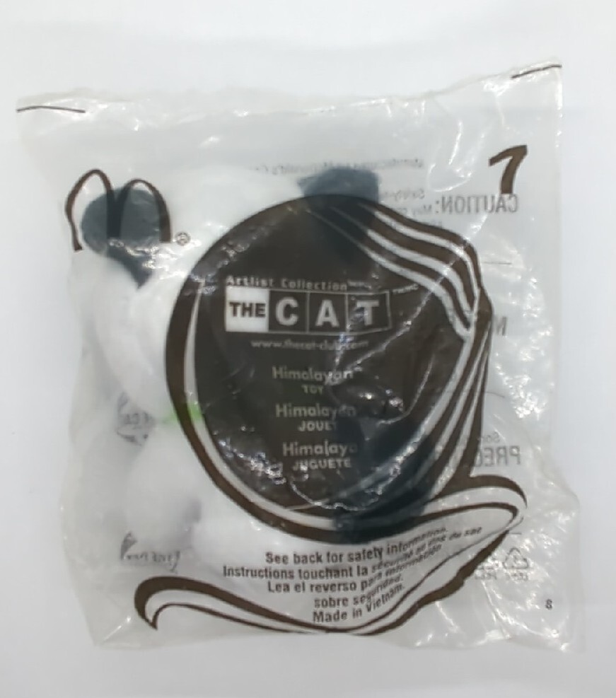 The Cat McDonalds Happy Meal Plush Toy - Himalayan #7 2005 Artist Collection 