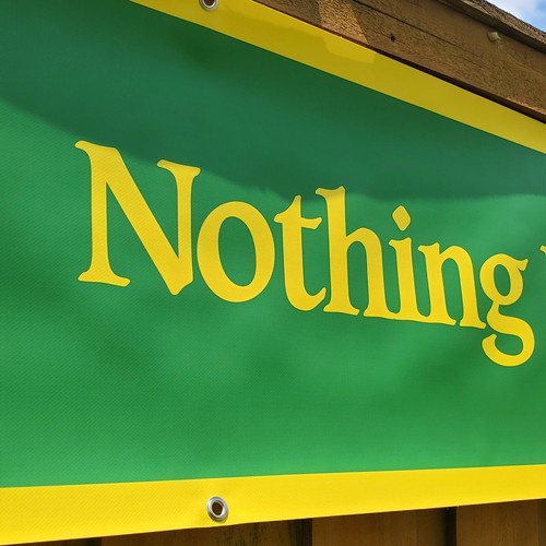 John Deere Vintage Style Banner - 8' x 18" Vinyl, Wrinkle Free, Durable Authent - Picture 3 of 3
