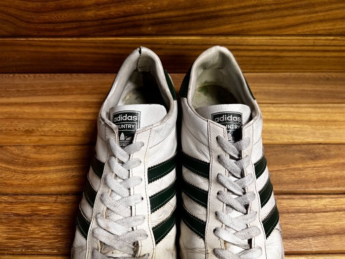Vintage 70's adidas Country White Green Made in France Vintage 70's adidas Country White Green Made in France