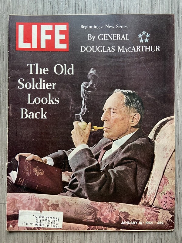 Life Magazine January 10 1964 Gen MacArthur, L. Johnson, Berlin Wall, Jane Fonda