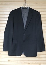 Hugo Boss Lanificio Tesse Biela Microcheck Classic Blazer/Sport Jacket Men's 38R