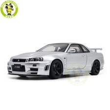 1/18 Nissan NISMO R34 GT-R Z-tune AUTOart 77461 Silver Model Car