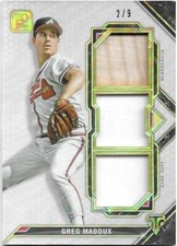 2021 Topps Triple Threads GREG MADDUX 70 Years of Topps Triple Relic /9