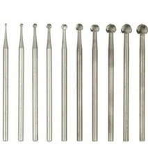Round Carbide Burs for Friction Grip High FG (Choose Your Size & Qty) 19mm 25mm