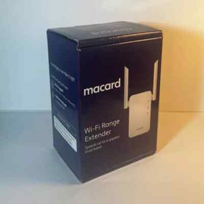 MACARD RE1200 Dual Band Wi-Fi Extender with 1Gbps Ethernet port - New Sealed -