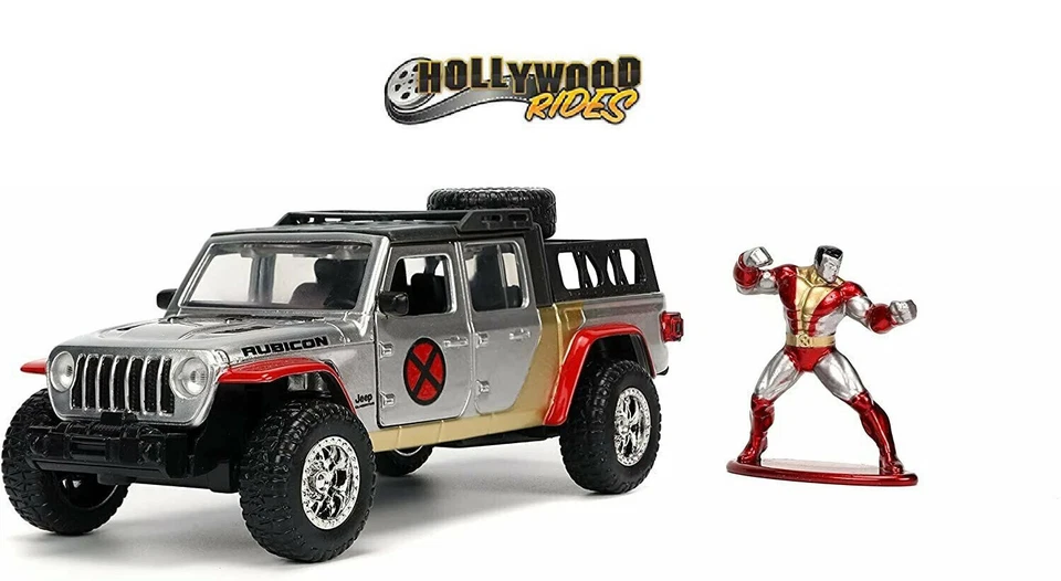 2020 Marvel X-Men Jeep Gladiator w Colossus Figurine Jada Diecast 1:32, 5.5'' - Image 3 of 4