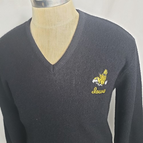 Vintage Iowa Hawkeyes Pullover Herren Herkey V-Ausschnitt - Bild 1 von 6
