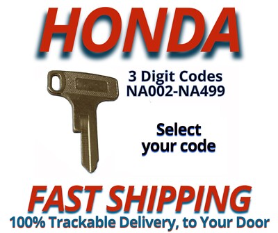 Honda Motorcycle Ignition Key  D00 To D99  Bike Spare Key Cut To Code Or Photo Thunderfix Service Item 903053 45394217959746