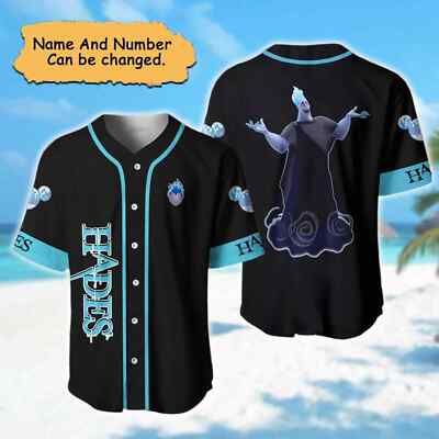 Personalized Hades Villain Character Antagonist Character Baseball Jersey Shirt