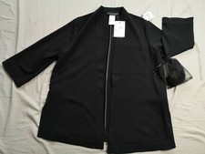 Marina Rinaldi Women's Black Mr Ele Story Jacket Size Uk 18 New With Tags