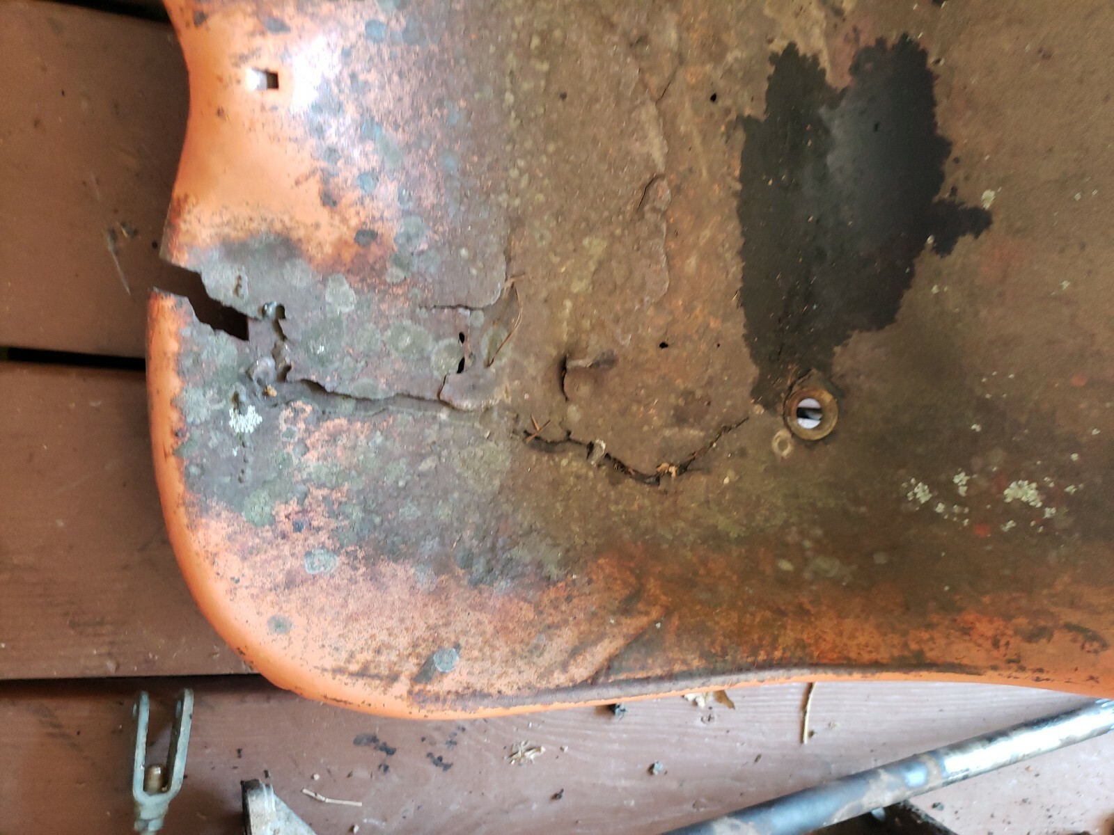 Kubota B6100 Tractor Seat Pan Rust Holes for sale online eBay