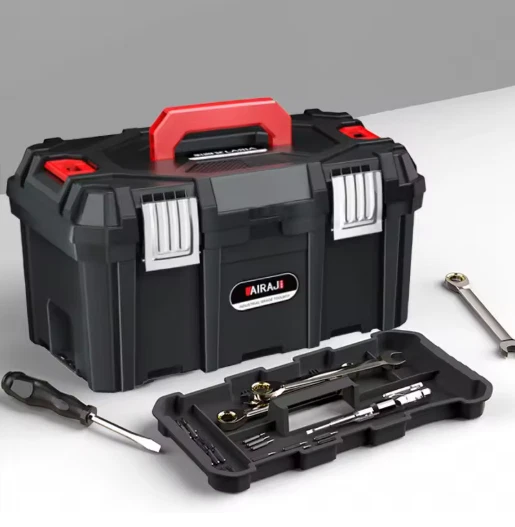 Caja de almacenamiento de herramientas ABS portátil AIRAJ organizadora con mango - varios tamaños Foto 3 de 4