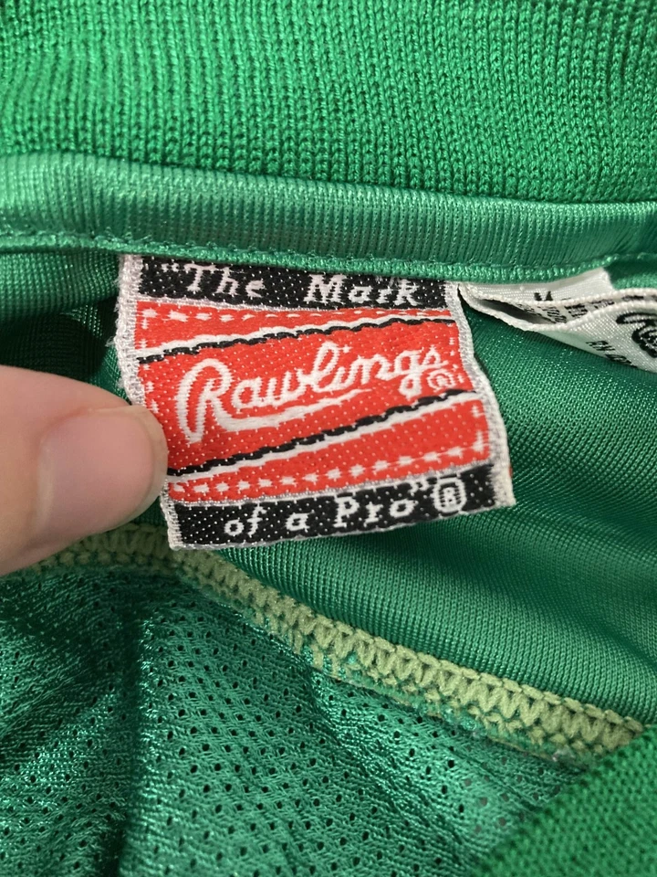 Camiseta de fútbol verde en blanco marca Rawlings talla M. J58 Foto 3 de 4