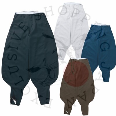 TORAICHI Nikkapokka Japanese Tobi Men Work Pants BLACK High