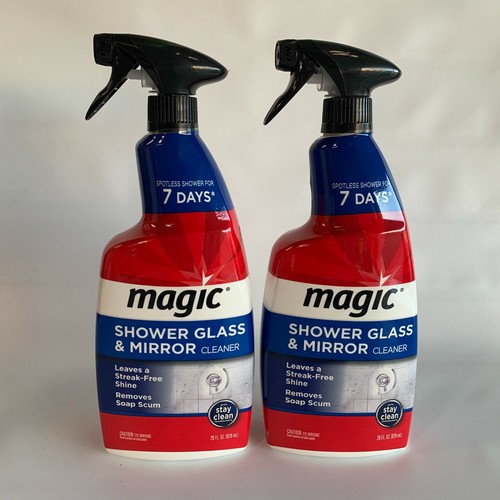 MAGIC Shower Glass & Mirror Cleaner Spray, 28 fl oz Streak Free Shine