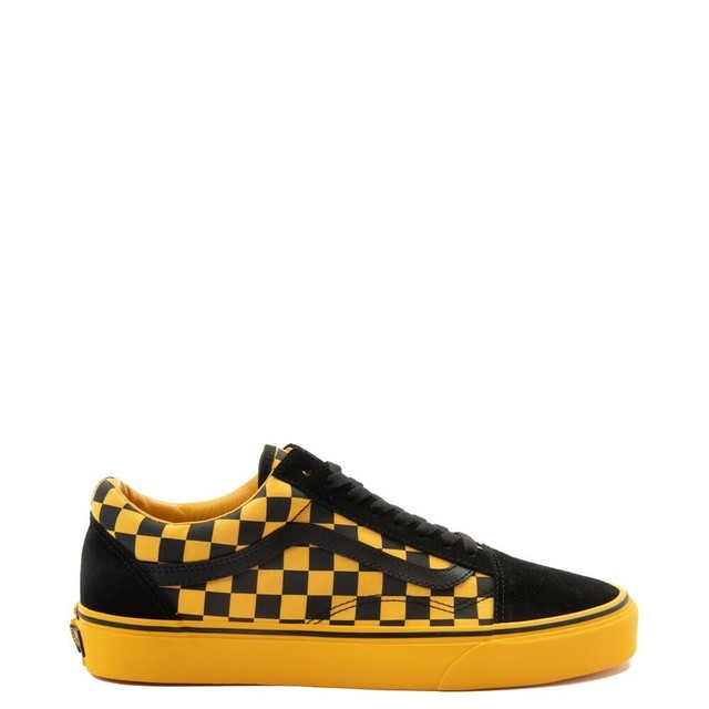 spectra yellow slip on vans