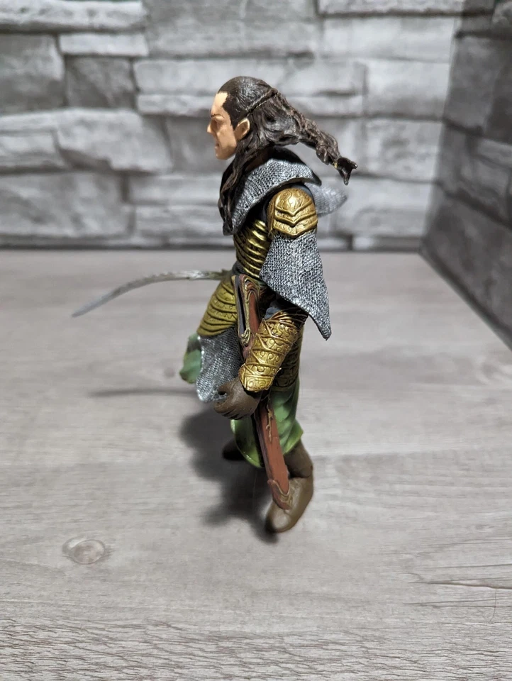 Toybiz El Señor de los Anillos Prólogo Guerrero Elrond Figura 1:12 Caballero Elfo Foto 2 de 4