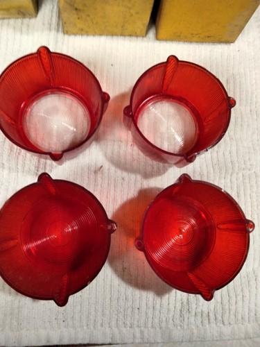 Mopar 1957 Dodge Tail & Back-up Lens SET NORS GLO-BRITE (2) 1689870 (2) 1689871 - Picture 4 of 6