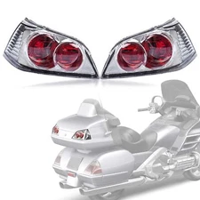 psler Motorcycle Trunk Turn Signal Tail Light Lens Cover Turn Signals Brake L...