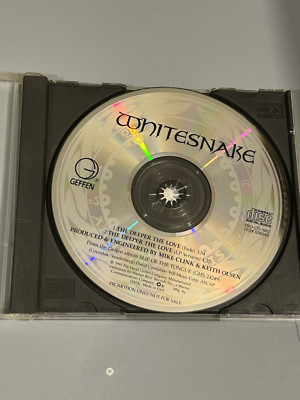 CD WHITESNAKE The Deeper The Love PROMO CD CBS