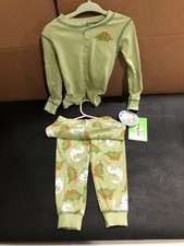 Carter's- 2 Toddler Boys' Dinosaur Snug-Fit Pjs NEW FREE SHIPPING
