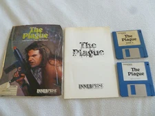 AMIGA COMPUTER PC GAME THE PLAGUE W MANUAL VINTAGE 1989 INNERPRISE SOFTWARE 