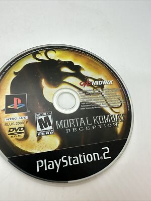 Sony PlayStation 2 PS2 Disc Only TESTED Mortal Kombat: Deception BL