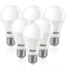 Halco ProLED Light Bulb A19 ECO 6-PACK 9 Watts 3000K Non-Dimmable