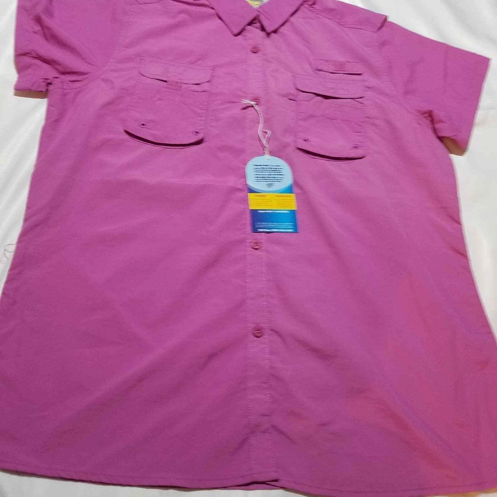 Short sleeve spf sun protection shirt banana boat new nwt XL