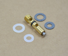 .110 Steel Tip Needle Seat With Gaskets Alcohol Carburetor .110- Fits Holley .110 Steel Tip Needle Seat With Gaskets Alcohol Carburetor .110- Fits Holley